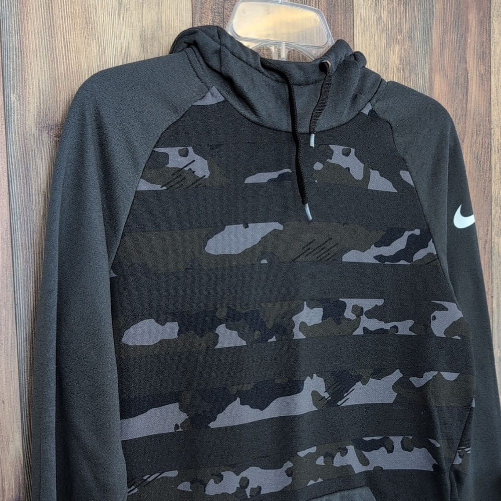 Nike Camo Fleece Dri Fit Hoodie Men's M                C695